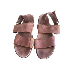 Sorel Torpeda Women’s Rustic Brown Open Toe Slingback Sandals Size 10.5